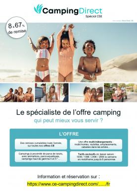Affiche 2025 camping direct