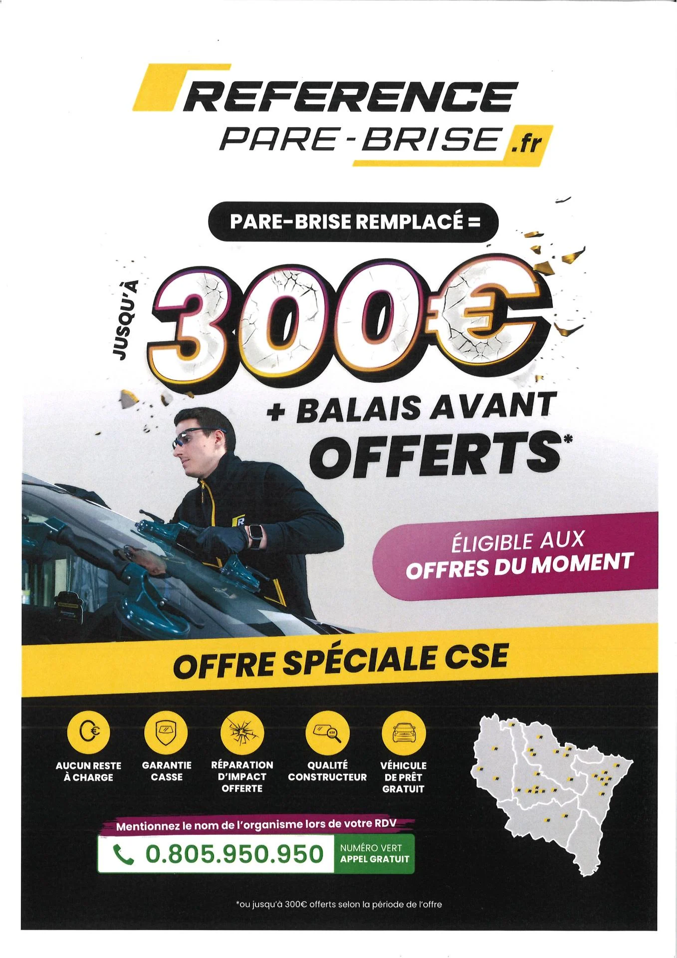 Reference pare brise 07 2026